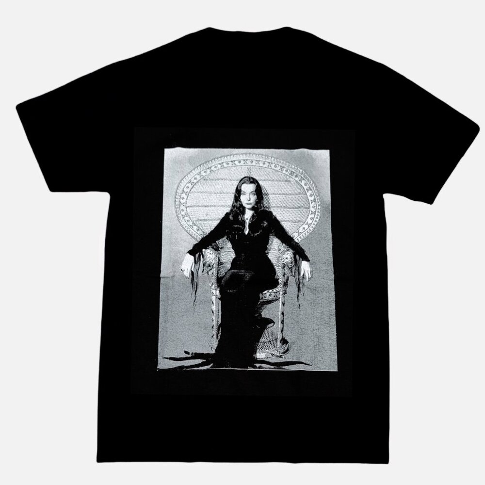 "Morticia Addams Gothic Portrait" Unisex T-Shirt – Small–3XL